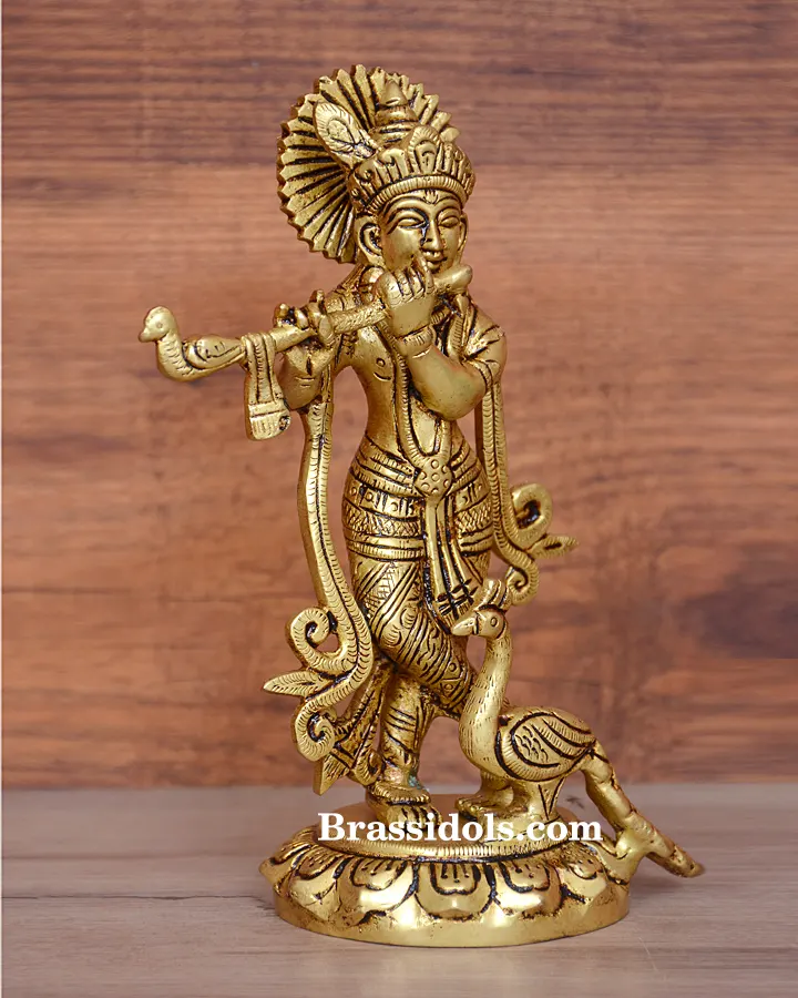 Round Base Krishna - image 4