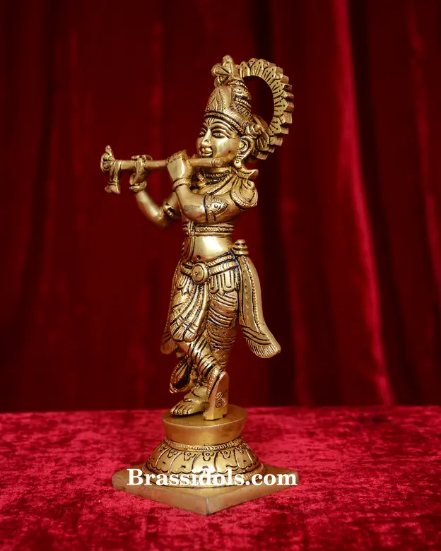 Krishna Flute Standing Base with - image 3