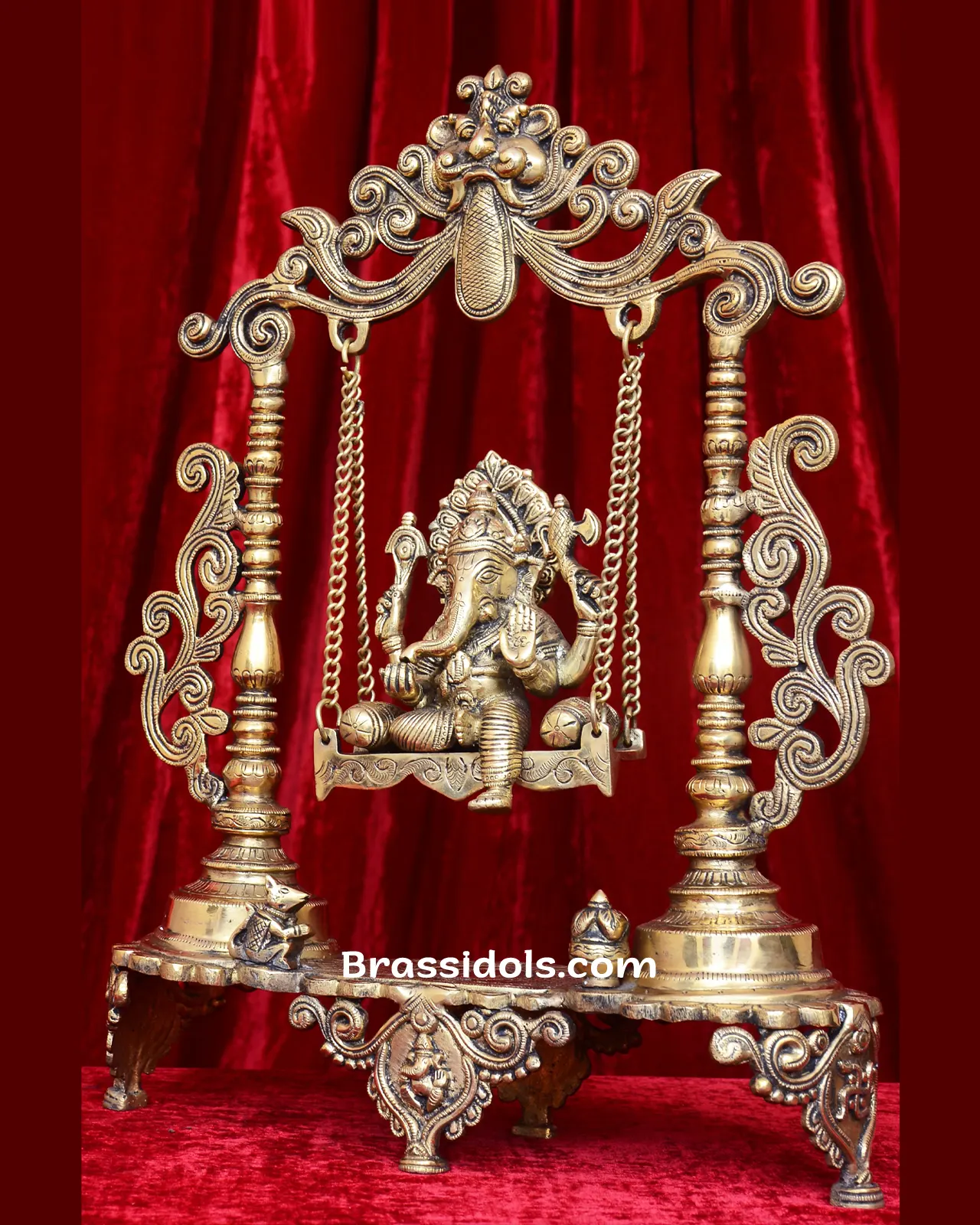 Frame Ganesh Swing Sitting on Jhula - image 4
