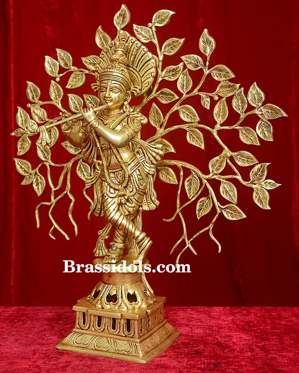 Tree Krishna With Flute - image 4