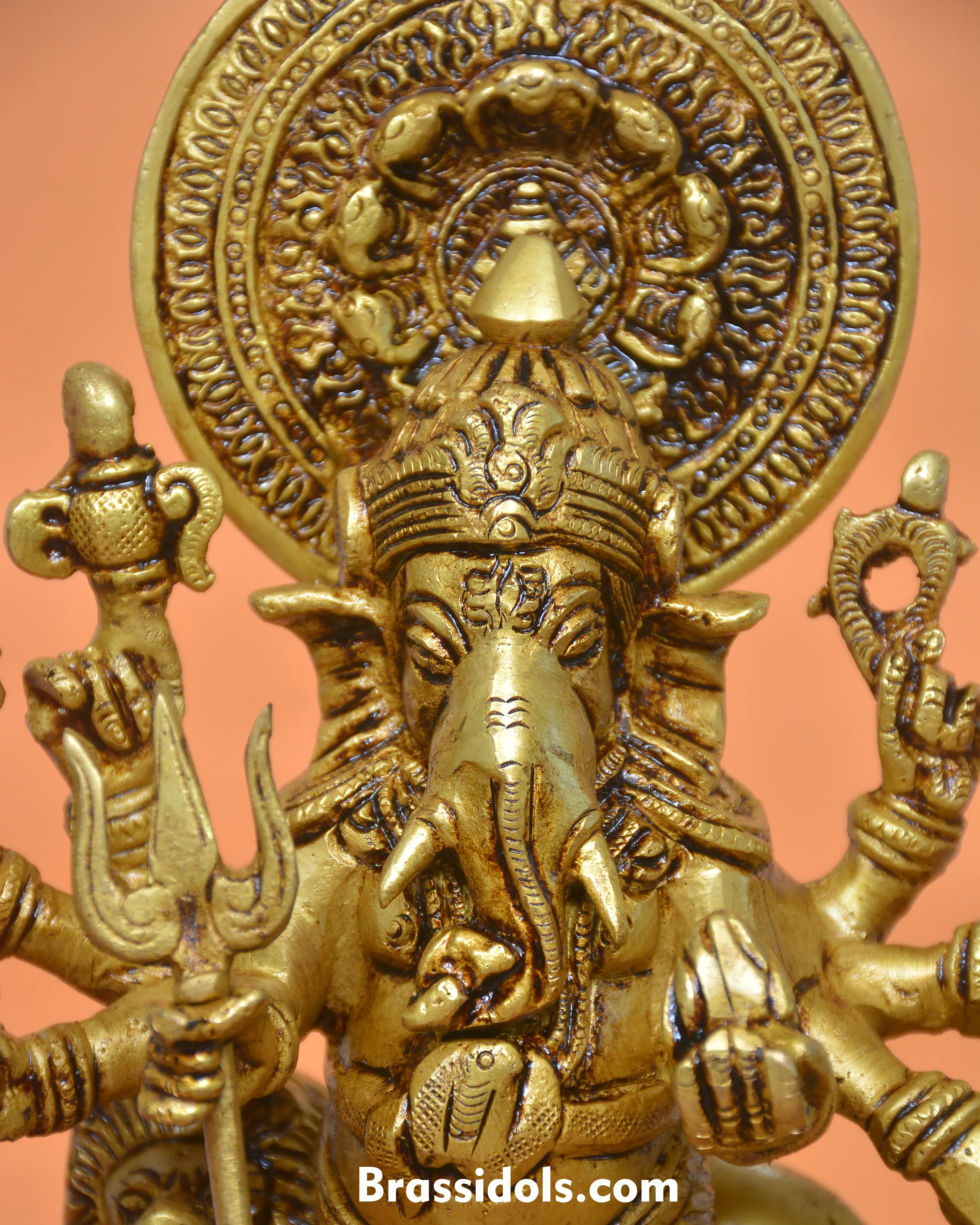 Dristi Ganesh Idol for Home Decor - 2.00 kg - image 7