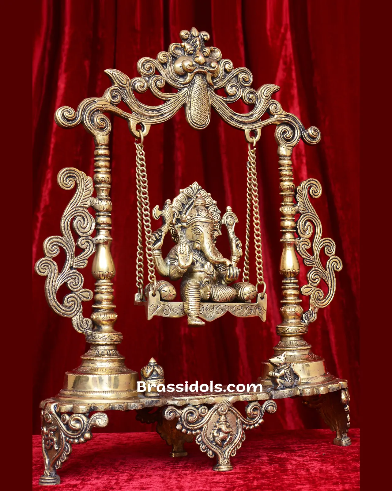 Frame Ganesh Swing Sitting on Jhula - image 3