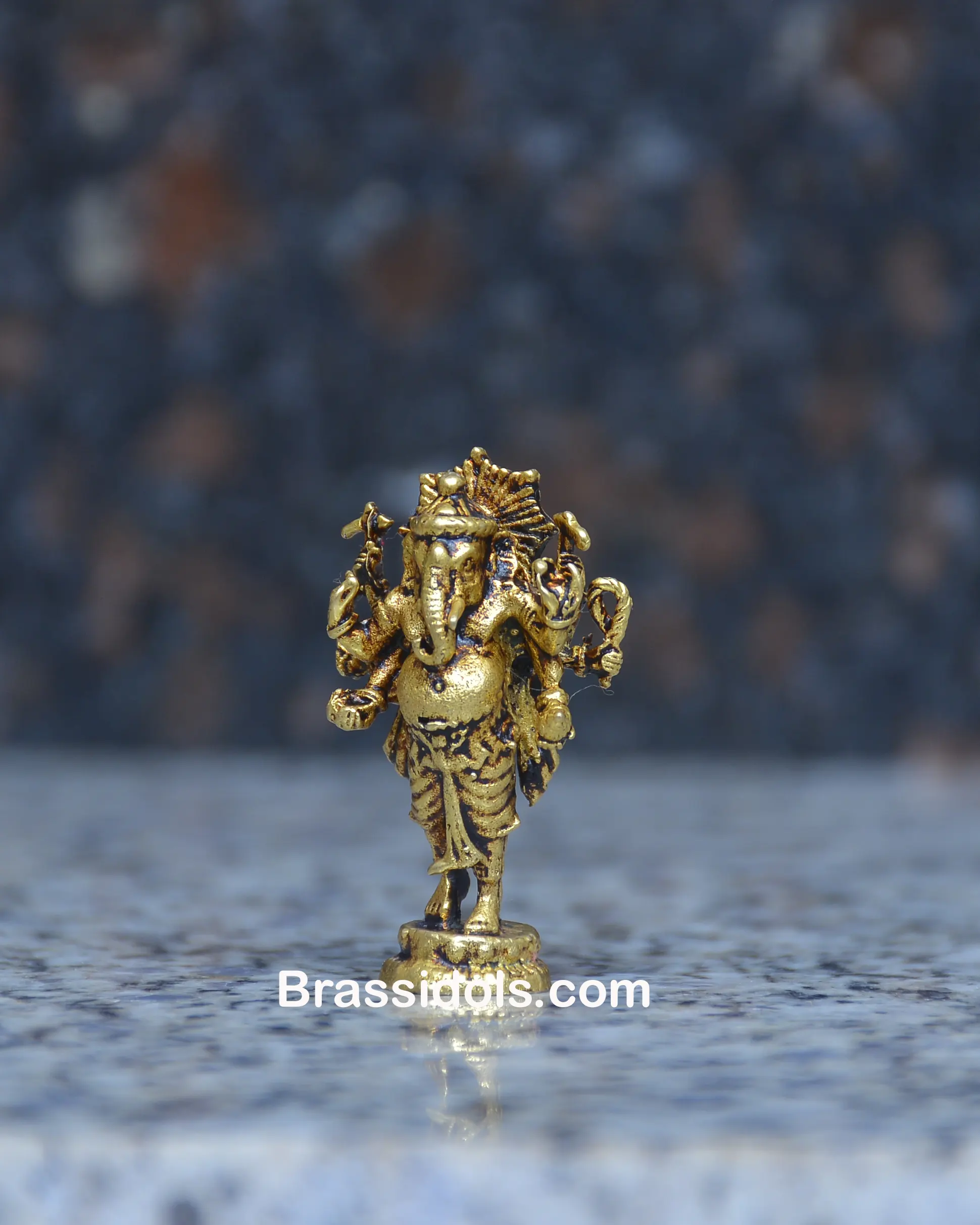 LIGHT WEIGHT STANDING TINY GANESH - image 3