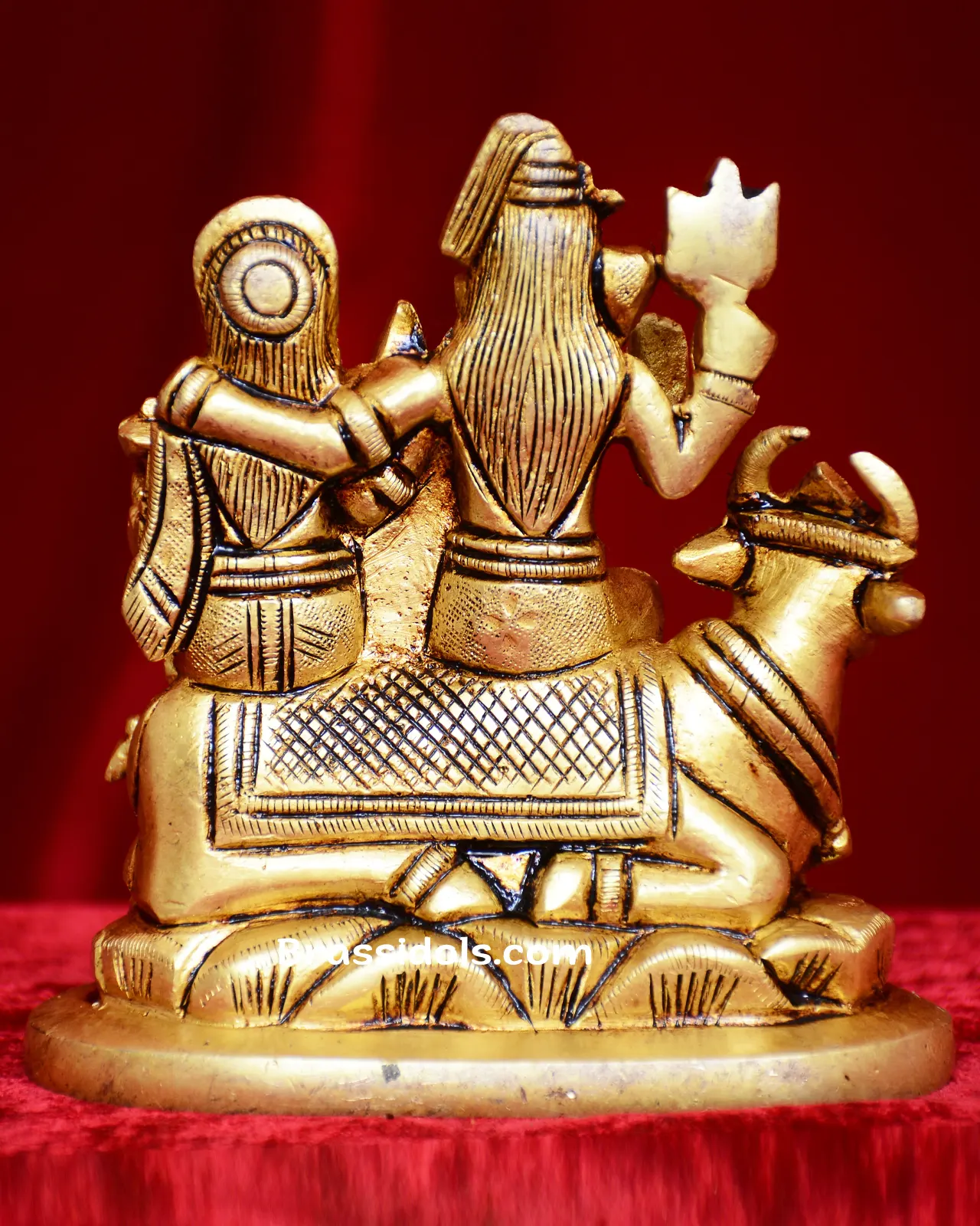 Nandi Shiva Family Oval Base - image 4