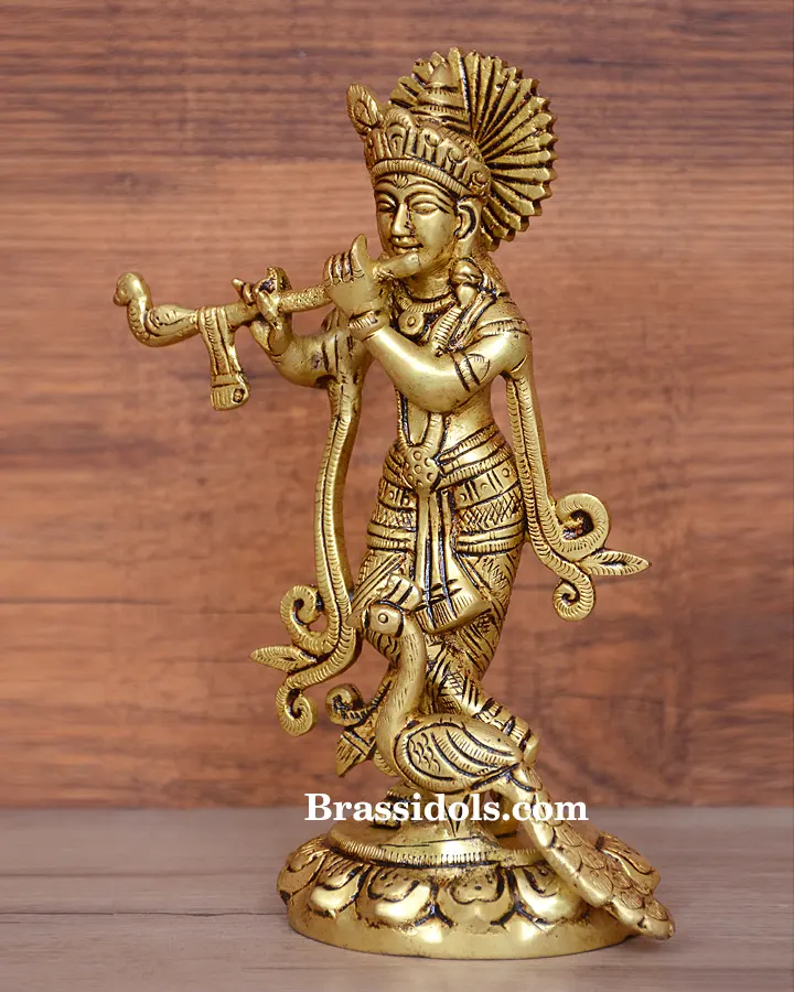 Round Base Krishna - image 3