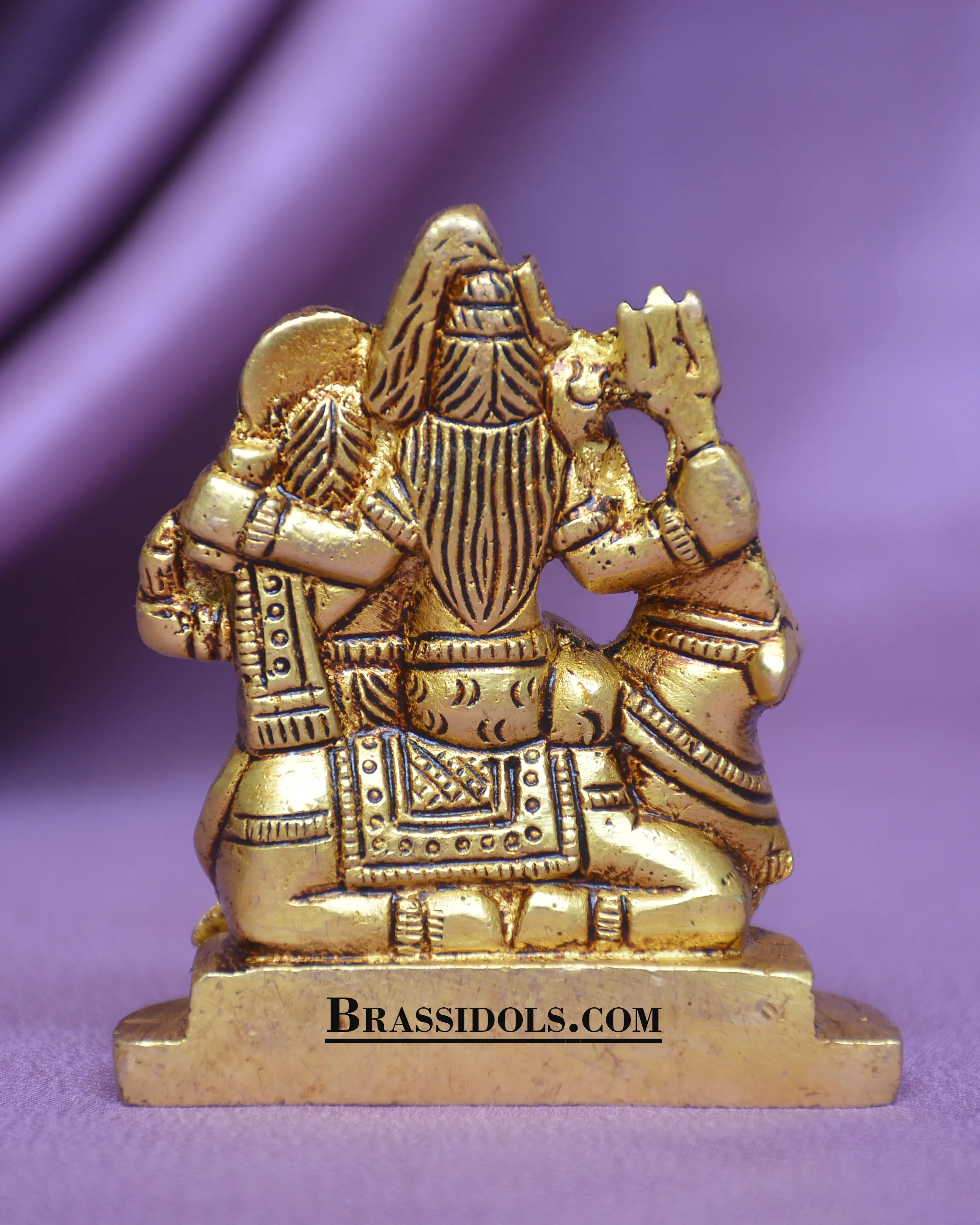 Brass Small Shiv Family 3 Inches - image 9