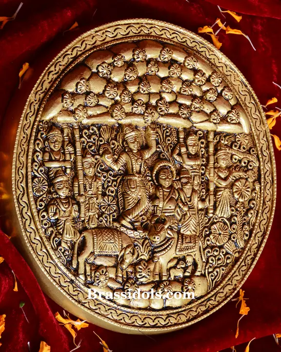Krishna Govardhan Parvat Wall Hanging - image 3