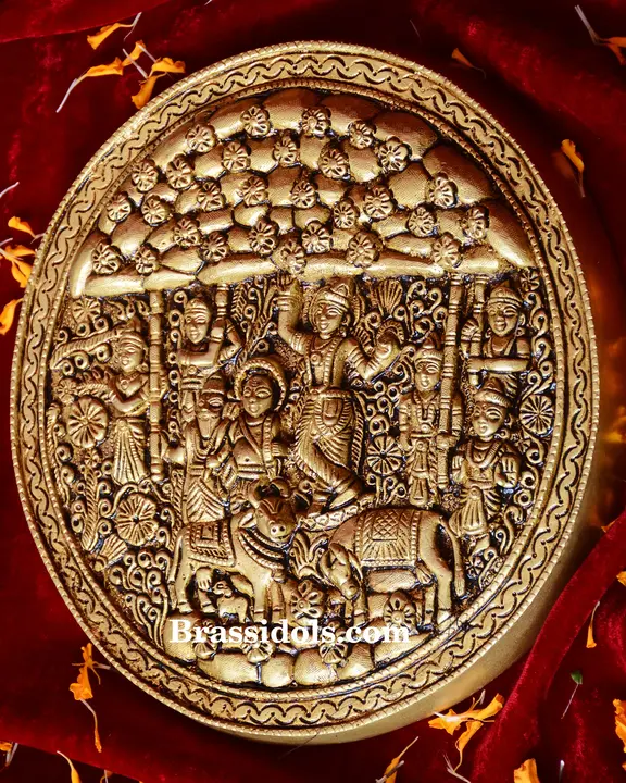 Krishna Govardhan Parvat Wall Hanging - image 4