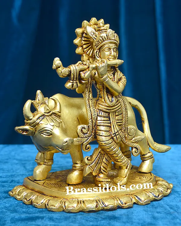 Krishna With Cow - image 3