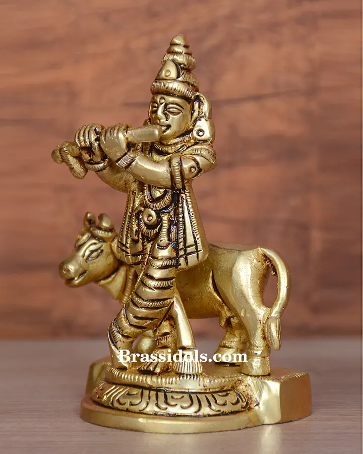 Standing Base Cow Krishna - image 4