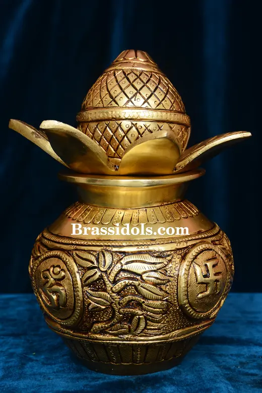 Om swastik Kalash with Coconut - image 3