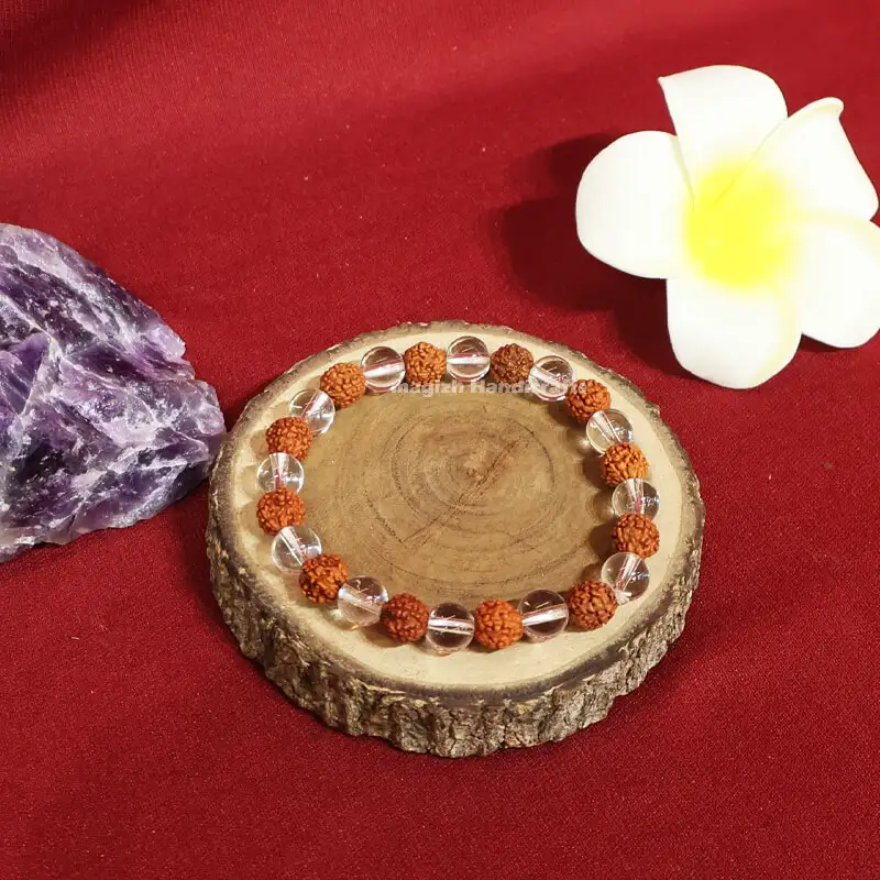 Spadigam with Rudhraksham Bracelet (8 mm) - secondary