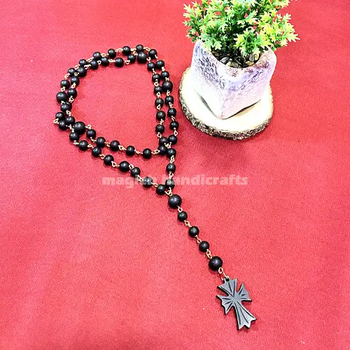 Original Copper Karungali Rosary mala 8mm - secondary