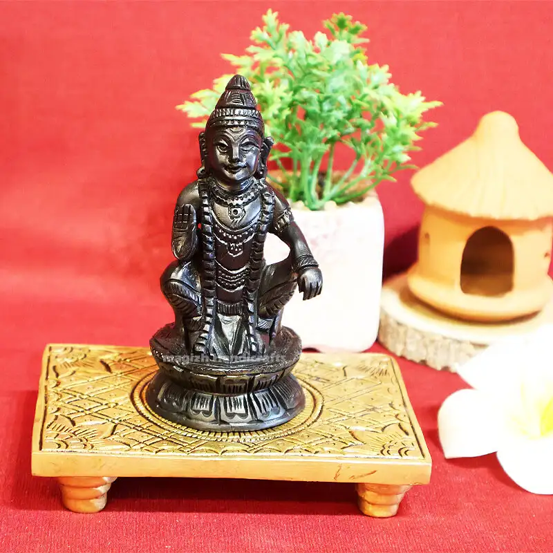 4 inches Karungali ayyappan idol