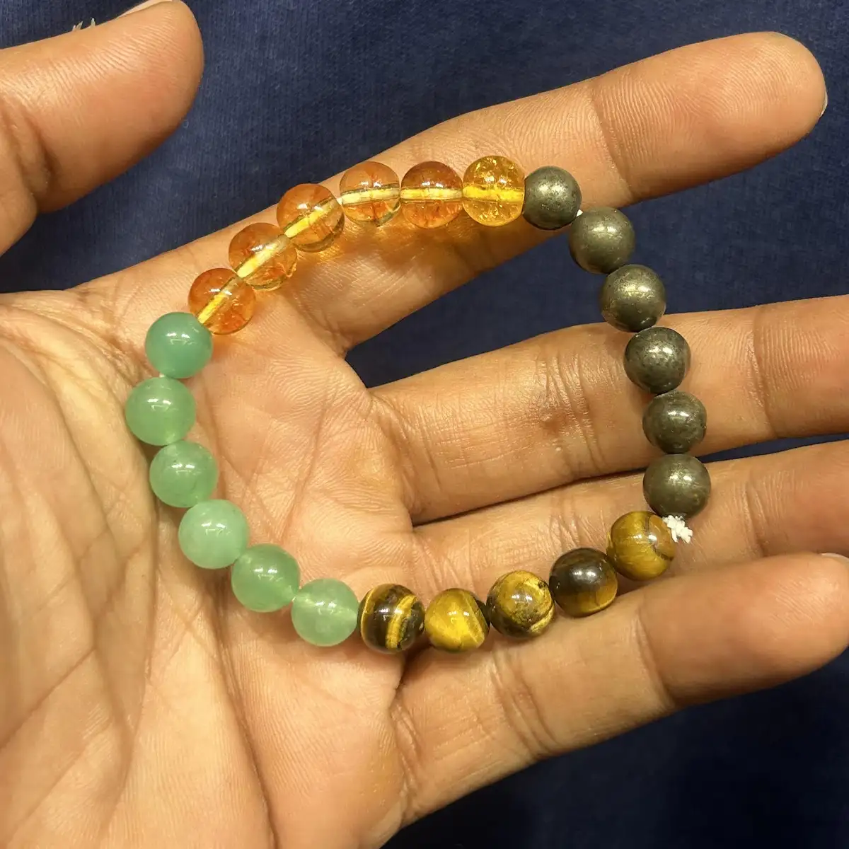 8mm Full Money Magnet Original Crystal stone Bracelet