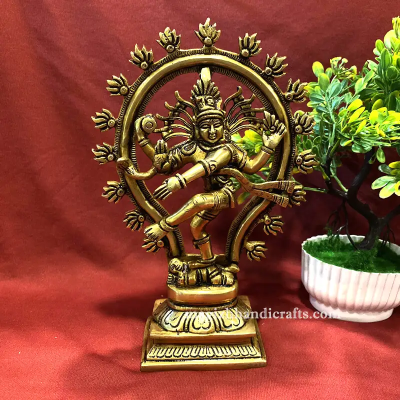 10 inches oval Natarajar idol - SC