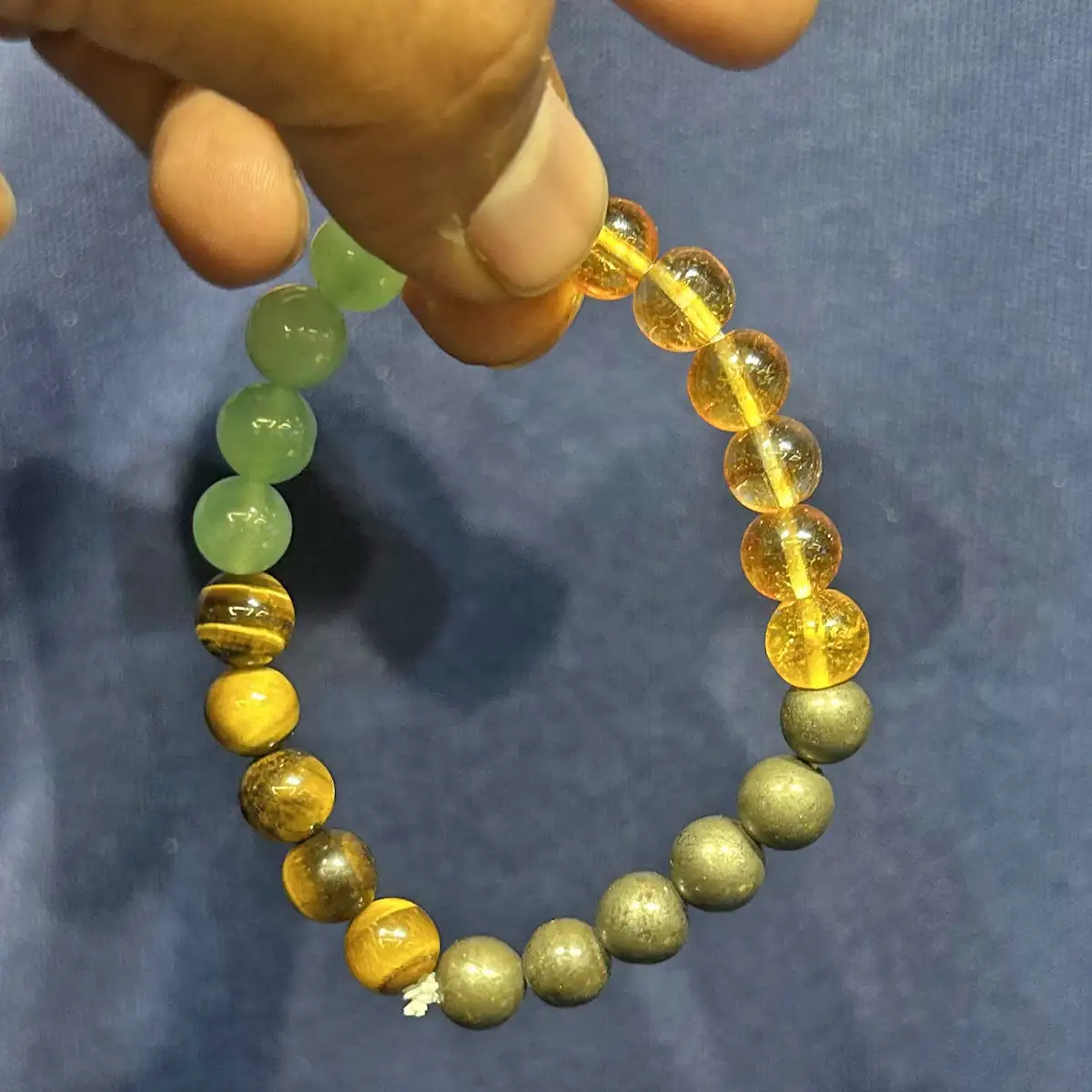 8mm Full Money Magnet Original Crystal stone Bracelet - secondary