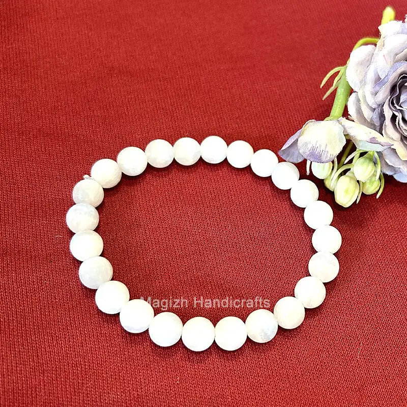 Selenite Crystal Bracelet (8mm) - secondary