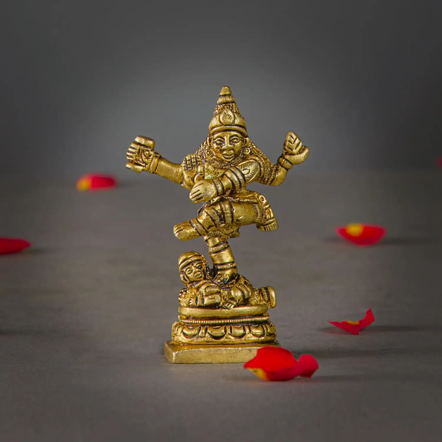 3 inches mini Brass Lord Shiva Natraja idol