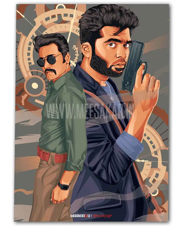 MAANAADU STR VS SJS - POSTERMeesakar