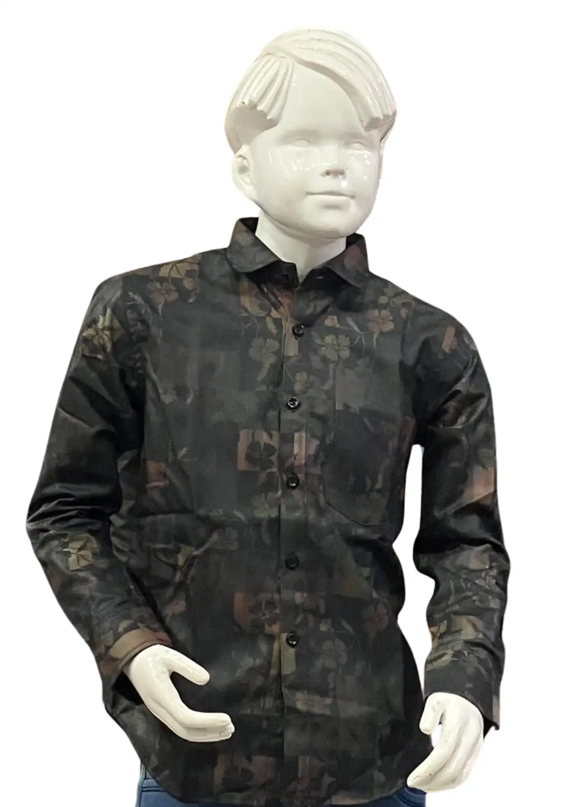Shirt-Casual-Boys-32-Collar-Fancy-Full-Smart-FitSundar Fashions 