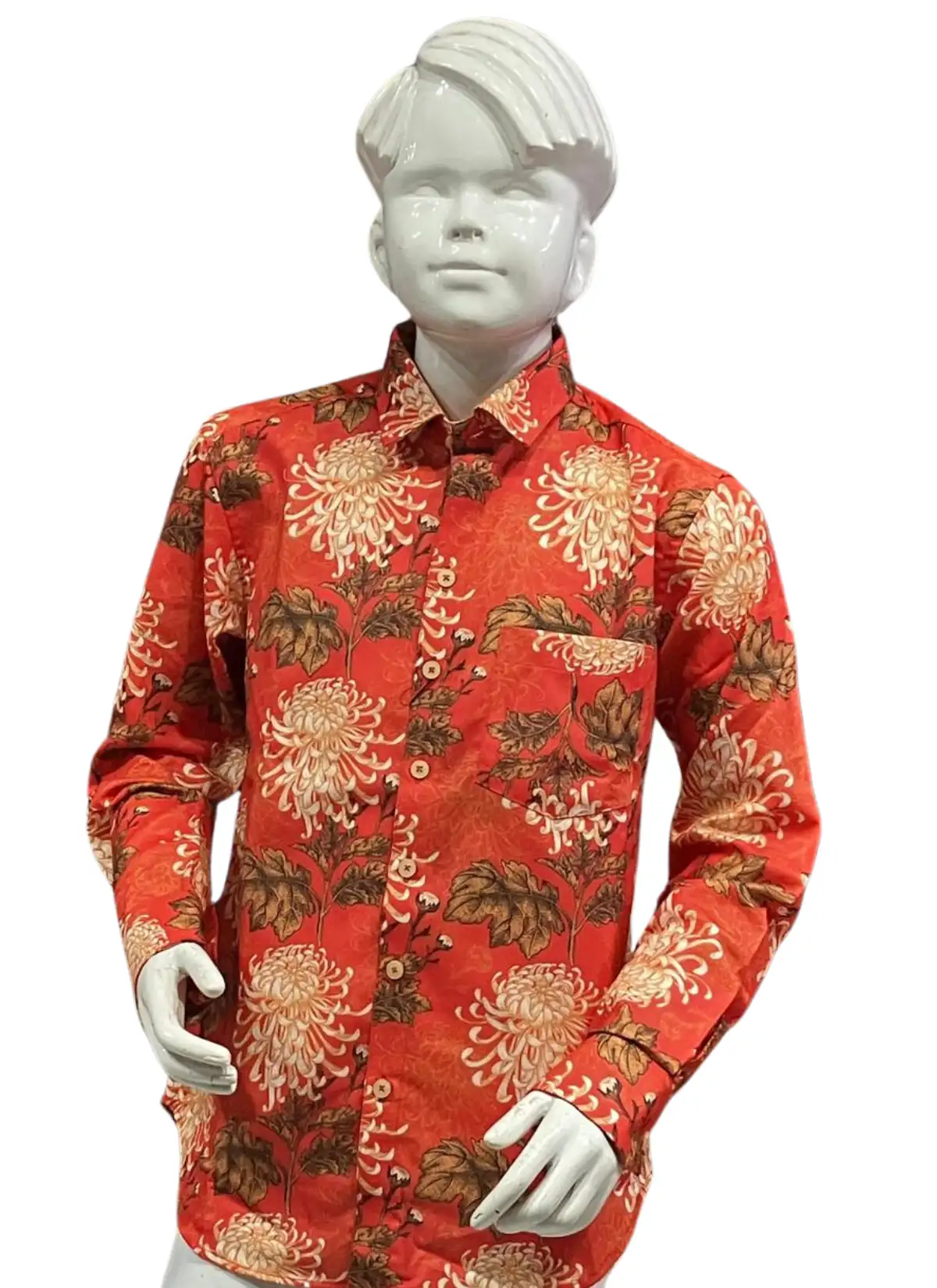 Shirt-Casual-Boys-Collar-Fancy-Full-Smart-FitSundar Fashions 