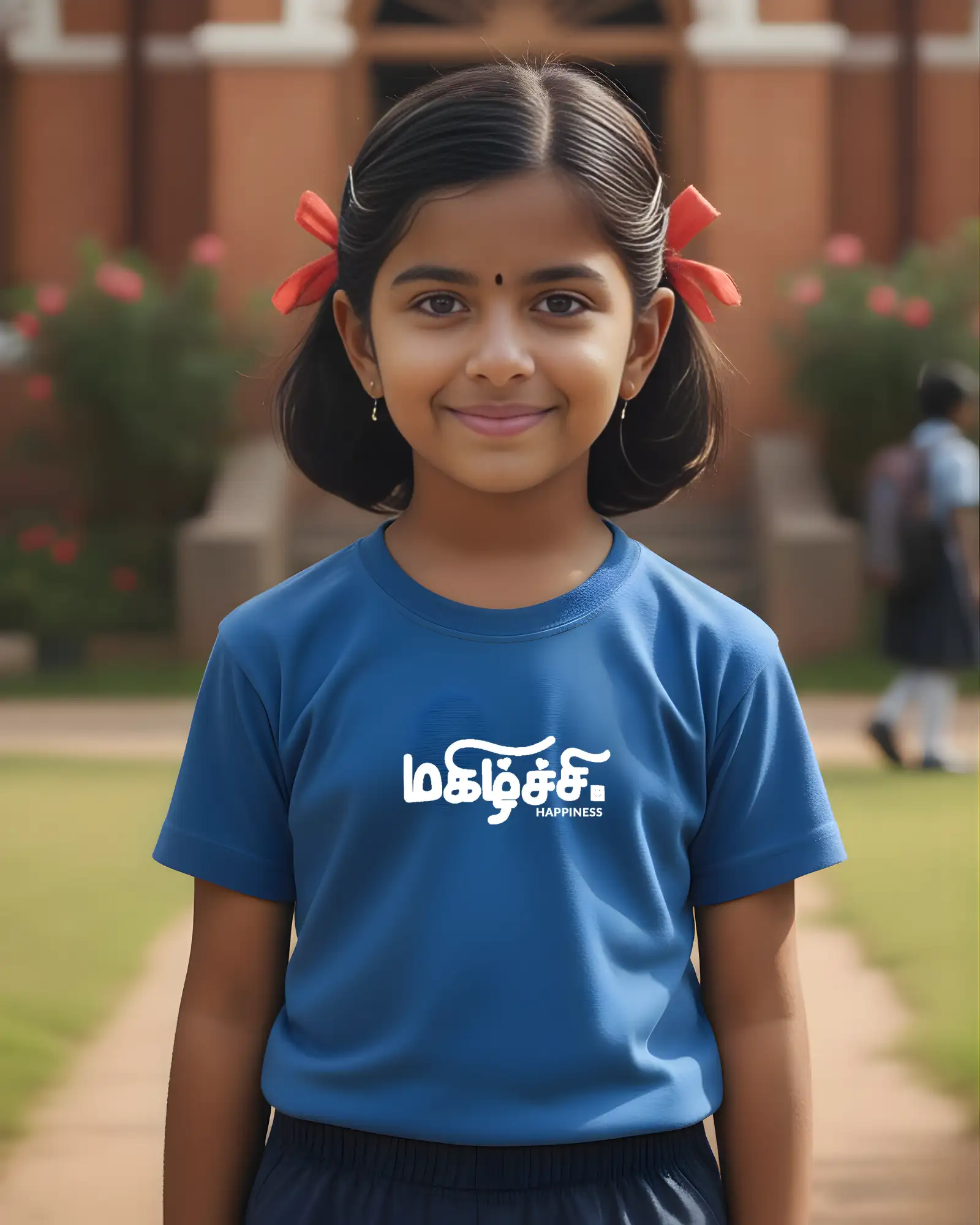 Kids Round Neck Magizhchi-Royal Blue