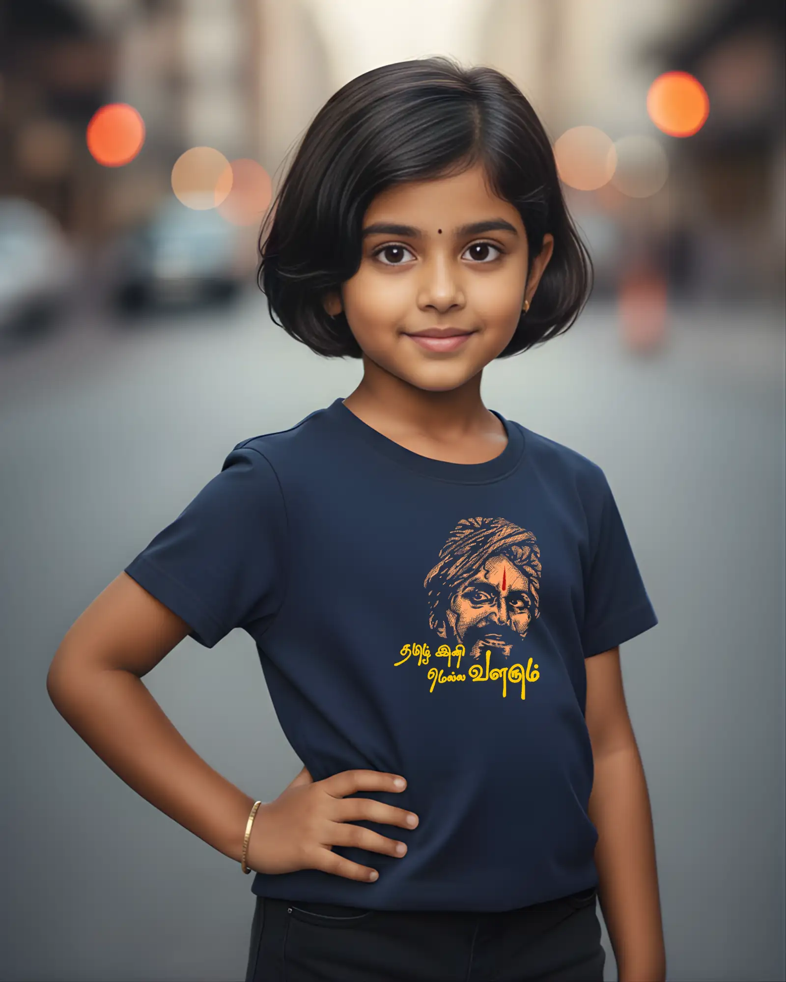 Tamil Ini Mella Valarum-Navy-Blue