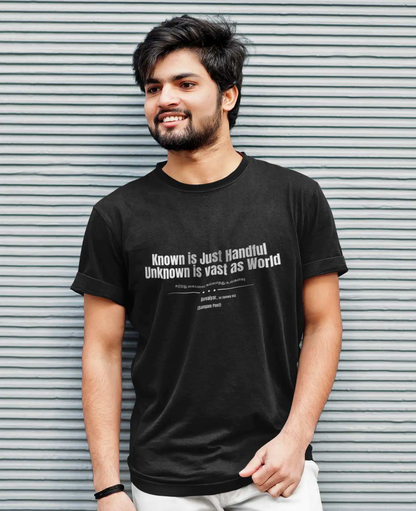 Katrathu Men’s Round Neck T-Shirt - Black