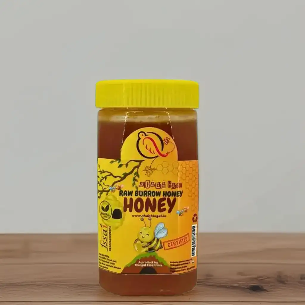 Raw Burrow Honey (500g) - 100% Natural