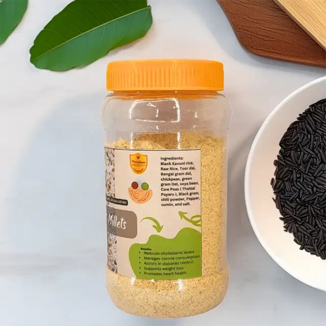 Karuppu Kavuni Rice & Small Grain Adai Mix - secondary