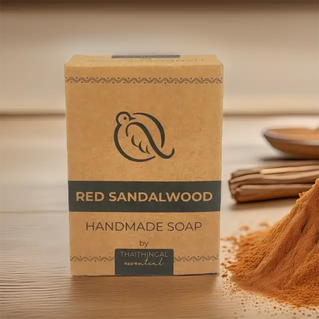 Red Sandalwood Soap - Handmade - secondary
