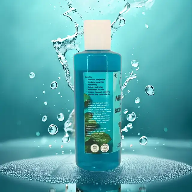 Menthol ( peppermint ) Natural Body wash - secondary