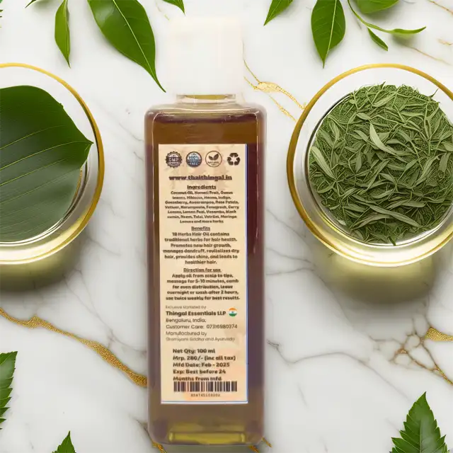 18 Herbs Herbal Oil / Hair Growth Oil - secondary