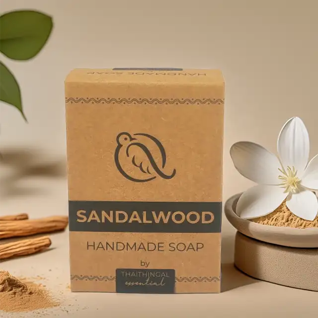 Sandalwood Soap - HandmadeThaiThingal