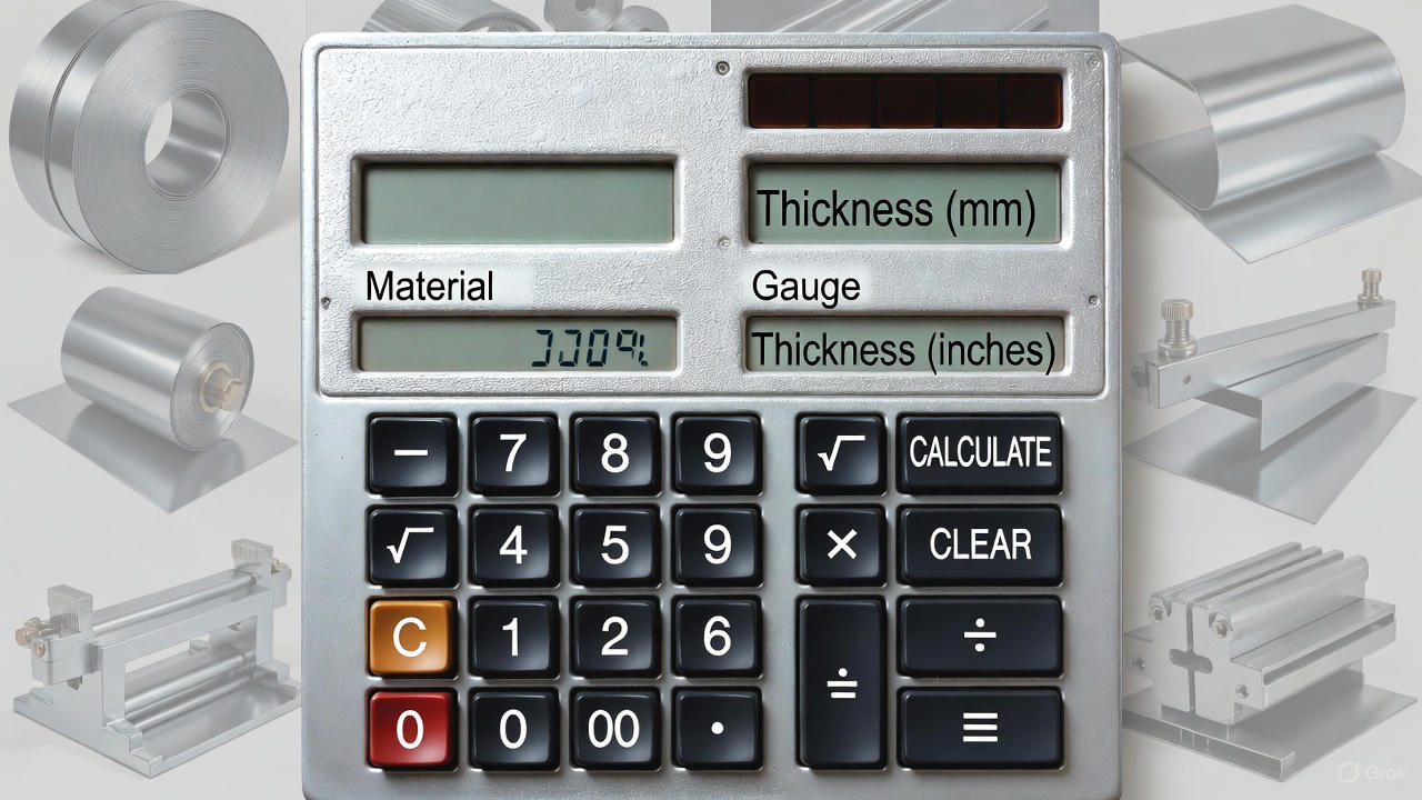 Sheet Metal Thickness Gauge Chart