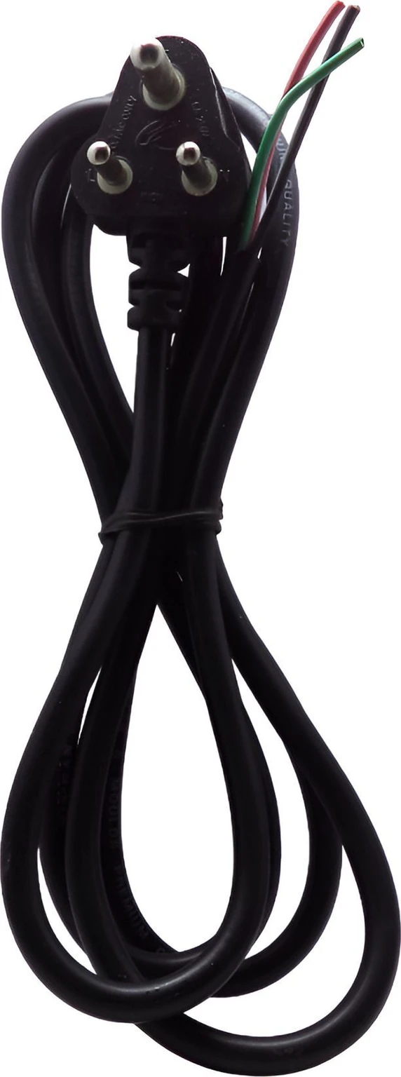 3 PIN INDIAN PLUG WITH FREE END view 3