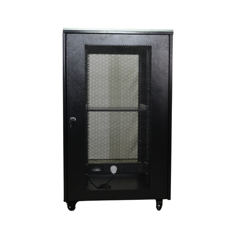 Schneider President Cyber Rack 24U 600W 800D With Front Perforated & Rear Spilt Door