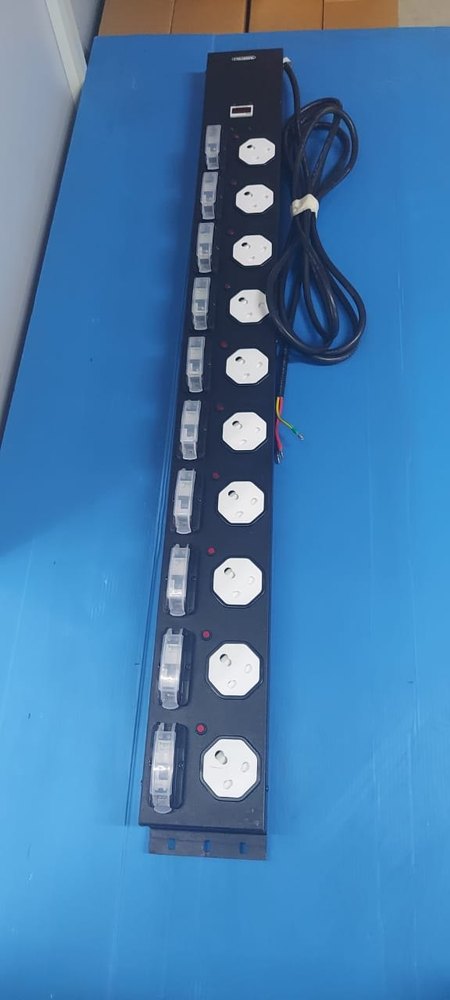 10 Socket Vertical Rack PDU with 16A MCB