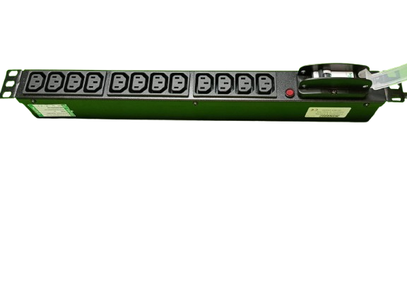12 Socket IEC C13 Rack Mount PDU | 16A | MCB