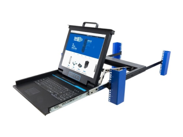1U Sliding KVM with Keyboard, Trackpad and 17in Monitor (1 KVM Port)