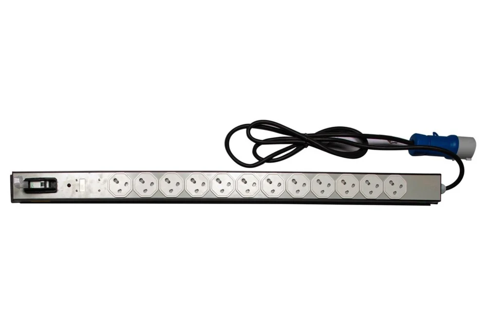 12 Socket Octagonal PDU – 10A with 2m Cable