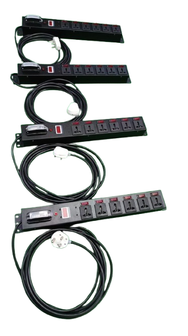 Power Strip PDU 6 Socket - 5AMP+15AMP,Individual Switches view 3