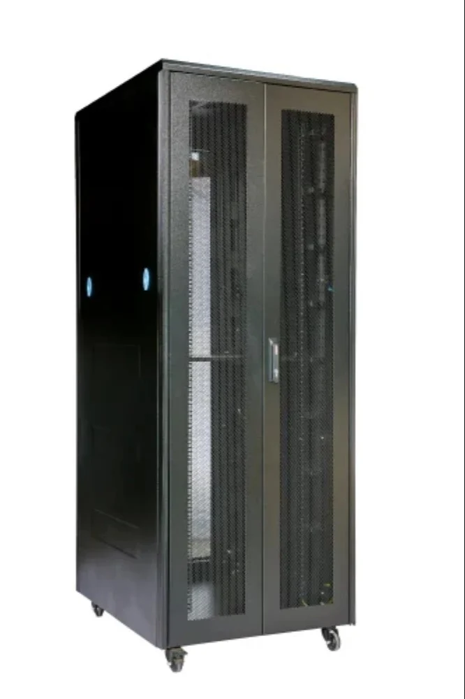 Schneider President Cyber Rack 42U 800W 1200D With Front Perforated & Rear Spilt Door view 3