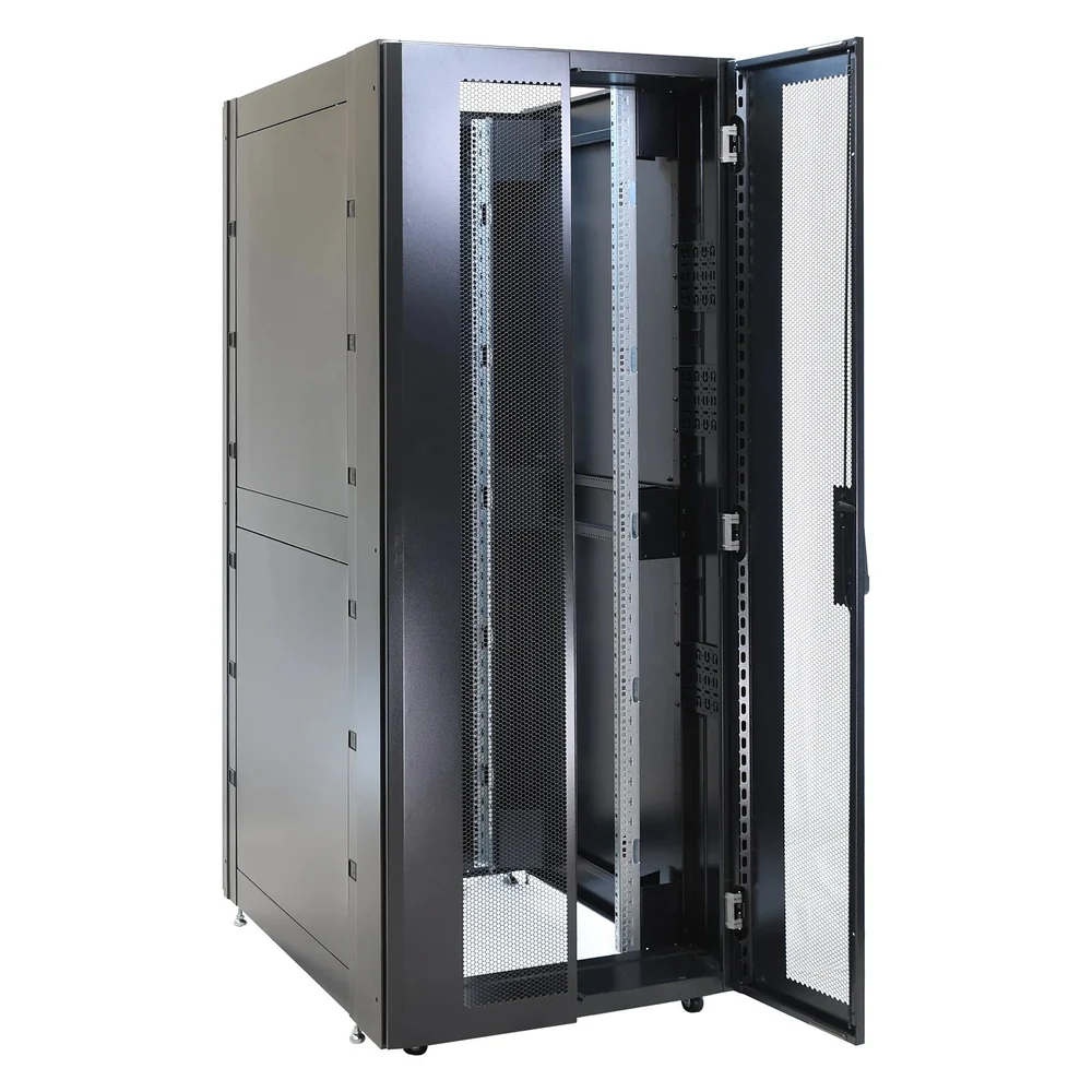 Schneider President Cyber Rack 36U 800W 800D with Front Perforated Door & Rear Spilt Door view 3
