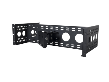 3U Adjustable Monitor Rackmount with Pan & Tilt (No Monitor)