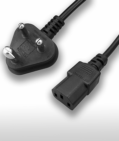 3 PIN INDIAN PLUGS WITH C13 CONNECTOR