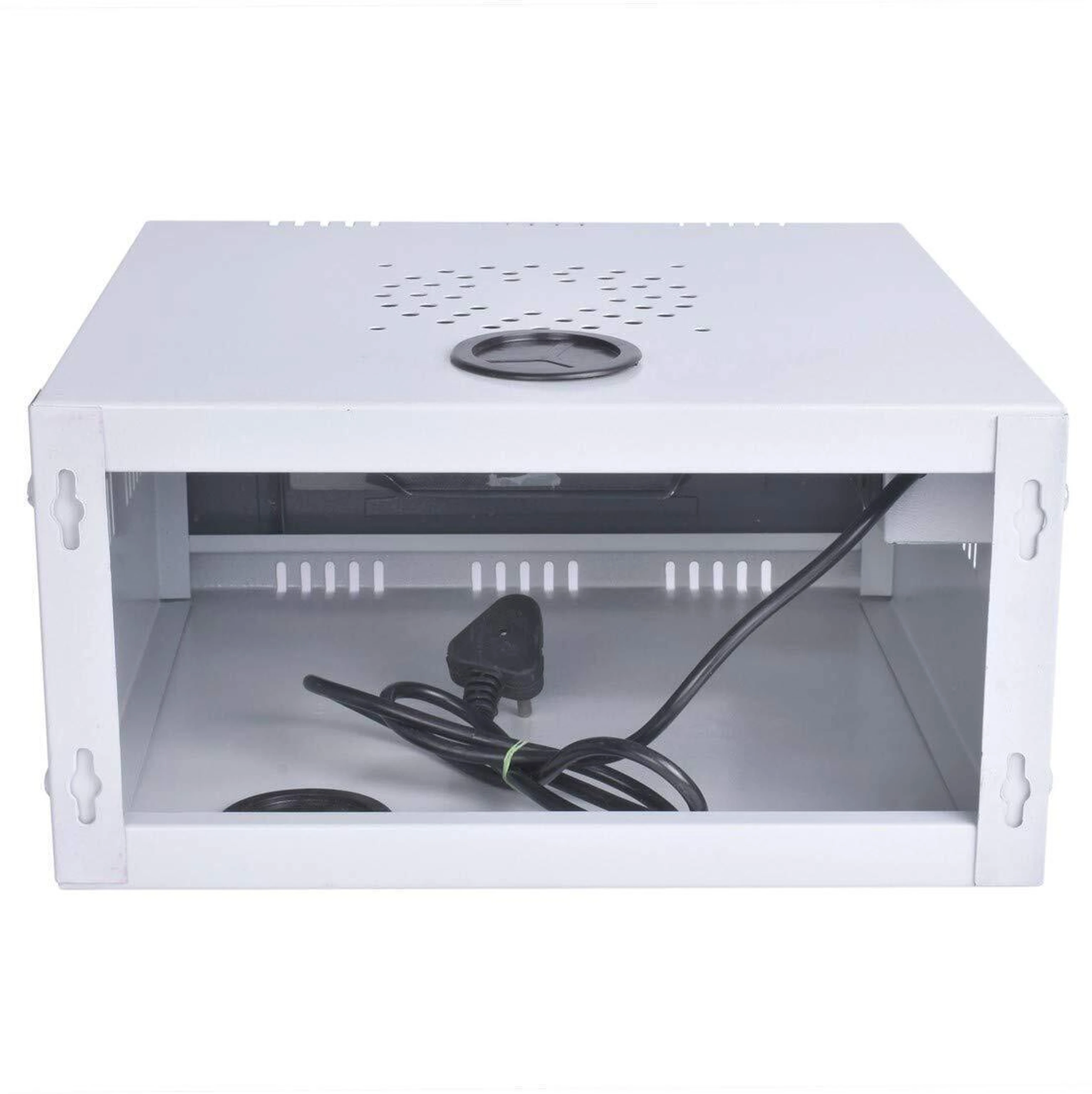 Vertical Wall Mount Rack 1U view 2