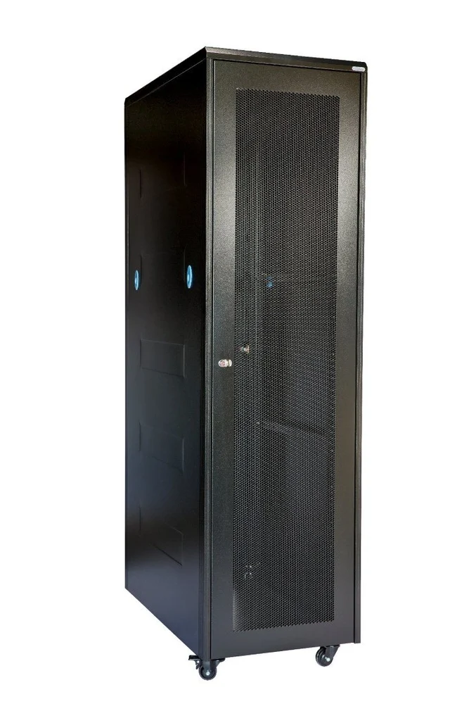 Schneider President Cyber Rack 45U 600W 1200D With Front Convex & Rear Spilt Door