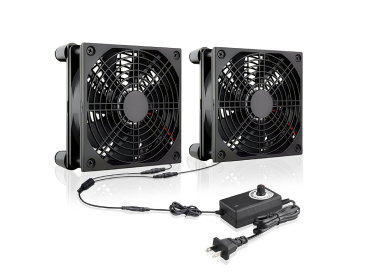 120mm Fan with 110 Volt Cable and Integrated Grounding Wire